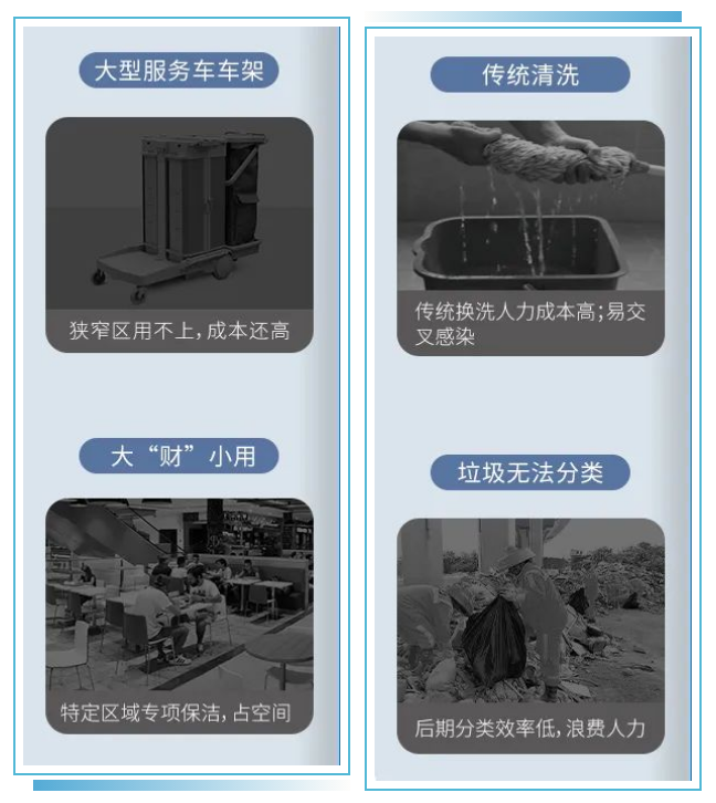 【新品】多元化的靈動型清潔服務(wù)車，小身材，大才能